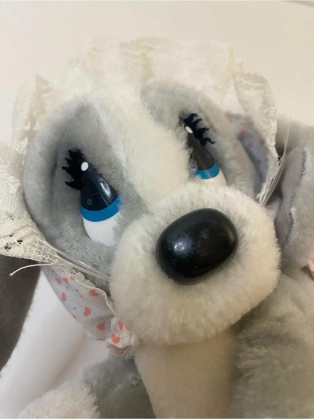 Applause Sad Sam Honey Plush With Heart Bonnet 8” Stuffed Animal Puppy Dog